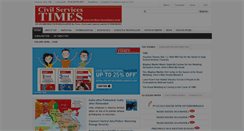 Desktop Screenshot of civilservicestimes.co.in
